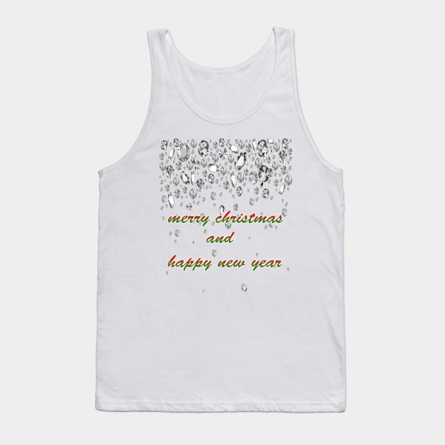 merry christmas and happy new year Tank Top by sarahnash